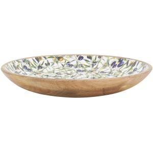 Photo CCO9660 : Mango wood and resin salad bowl - Olives