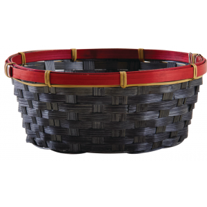 Photo CCO9780 : Round stained bamboo basket