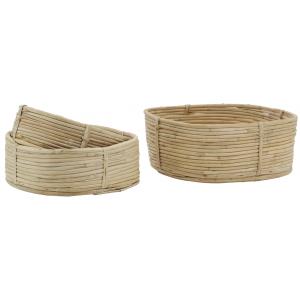 Photo CCO998S : Rattan squared baskets