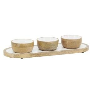 Photo CCP133S : Trays and bowls in mango wood