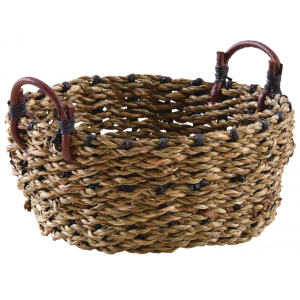 Photo CDA5881 : Seagrass and leather basket