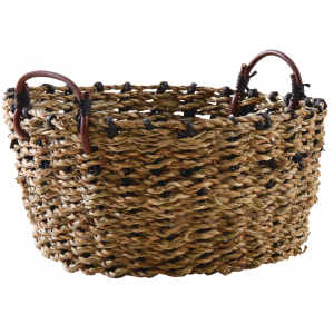 Photo CDA5882 : Seagrass and leather basket