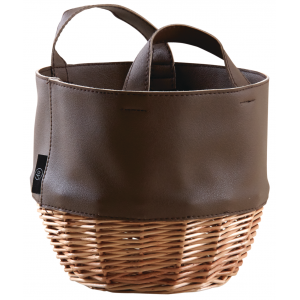 Photo CDA5910 : Round white willow basket