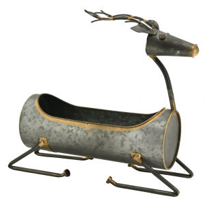 Photo CFA2840 : Metal baskets deer