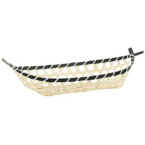 Photo CFA2890 : Bamboo basket with boat shape