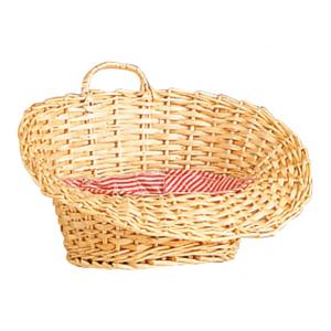 Photo CHO1140P : White split willow flower basket