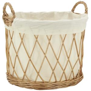 Photo CLI1890C : Laundry basket in buff willow