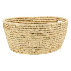 Photo CLI1920 : Corbeille à linge ovale en palmier