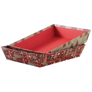 Photo CMA4723 : Cardboard Christmas rectangular baskets