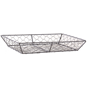 Photo CMA4821 : Wire mesh rectangular basket