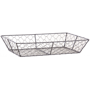 Photo CMA4822 : Wire mesh rectangular basket