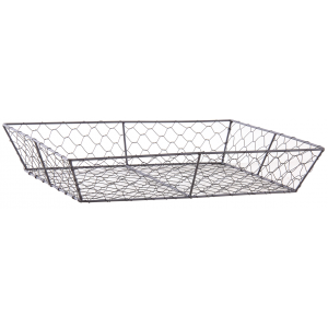 Photo CMA4823 : Wire mesh rectangular basket