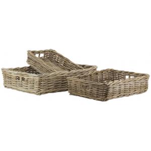 Photo CMA532S : Pulut rattan rectangular baskets
