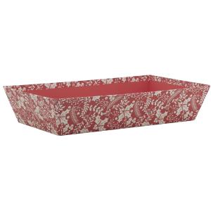 Photo CMA5352 : Cardboard basket - Holly design