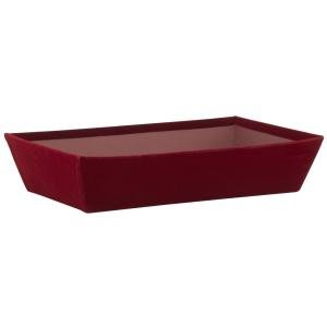 Photo CMA5411 : Rectangular carton box in red velvet