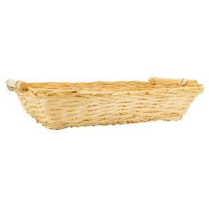 Photo CMA5490 : Rectangular natural split willow basket