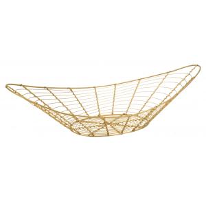 Photo CPR3200 : Oval gold metal basket