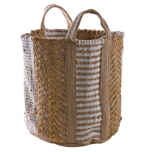 Photo CRA5620 : Jute and cotton basket