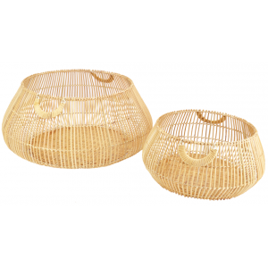 Photo CRA586S : Rattan baskets