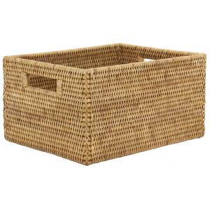 Photo CRA5921 : Natural rattan storage box