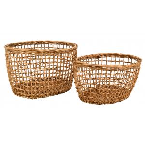 Photo CRA593S : Buff willow baskets