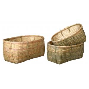 Photo CRA598S : Natural bamboo baskets