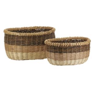 Photo CRA644S : 3-tone willow baskets 