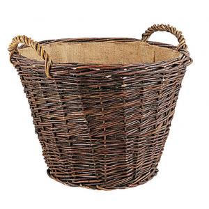 Photo CUT1102J : Willow and jute utility basket