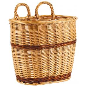 Photo CUT1280 : Panier de récolte en osier buff