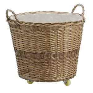 Photo CUT1520J : Round full willow basket 