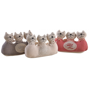 Photo DAN2740 : Cat doorstop in cotton