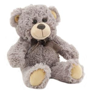 Photo DAN2812C : Dark grey teddy bear