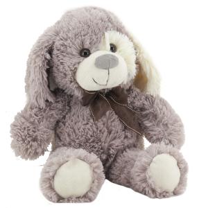 Photo DAN2822C : Peluche chien gris