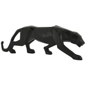 Photo DAN3190 : Resin black leopard statue