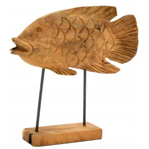 Photo DAN3320 : Natural teak fish