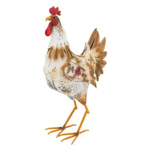 Photo DAN3670 : Decorative rooster in tinted metal
