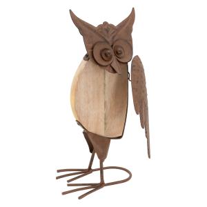 Photo DAN3690 : Decorative owl in metal