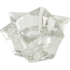 Photo DBO1390V : Glass candle holder