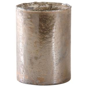 Photo DBO2870V : Antique glass candle holder