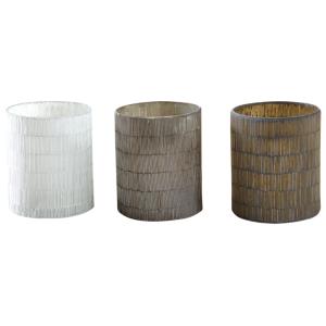 Photo DBO2930V : Glass candle holder