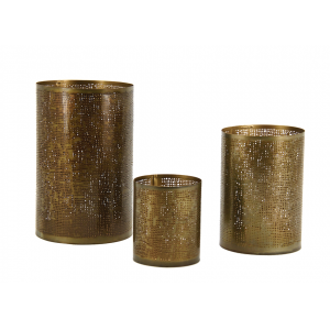 Photo DBO363S : Metal candle holders scarved