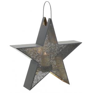 Photo DBO3650 : Lacquered metal star lantern