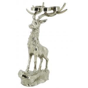 Photo DBO3960 : Aluminium candle holders deer