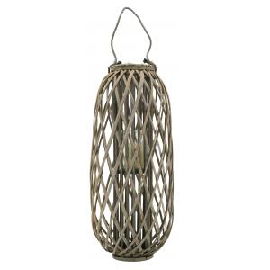 Photo DBO4042V : Grey willow and glass lantern