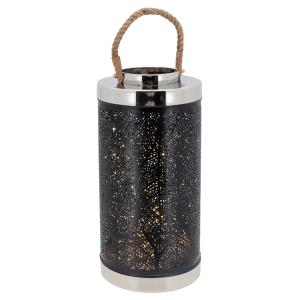 Photo DBO4140 : Metal and rope lantern - Leaves