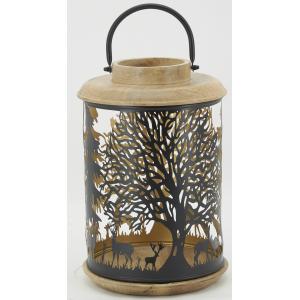 Photo DBO4460 : Lantern in mango and metal