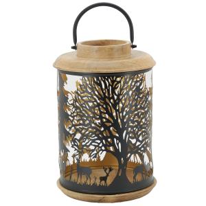 Photo DBO4460 : Lantern in mango and metal