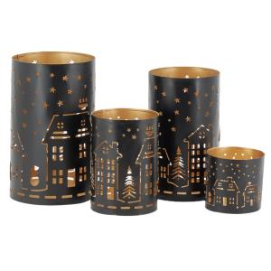 Photo DBO451S : Candle holders in metal