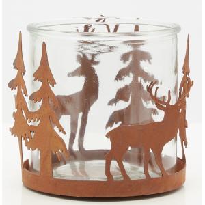 Photo DBO4570V : Candle holder in metal