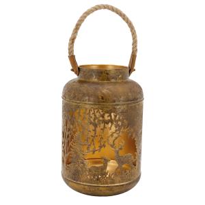 Photo DBO4720 : Lantern in antique patinated metal